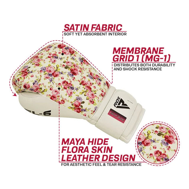 Guantes De Boxeo Floral RDX FL6